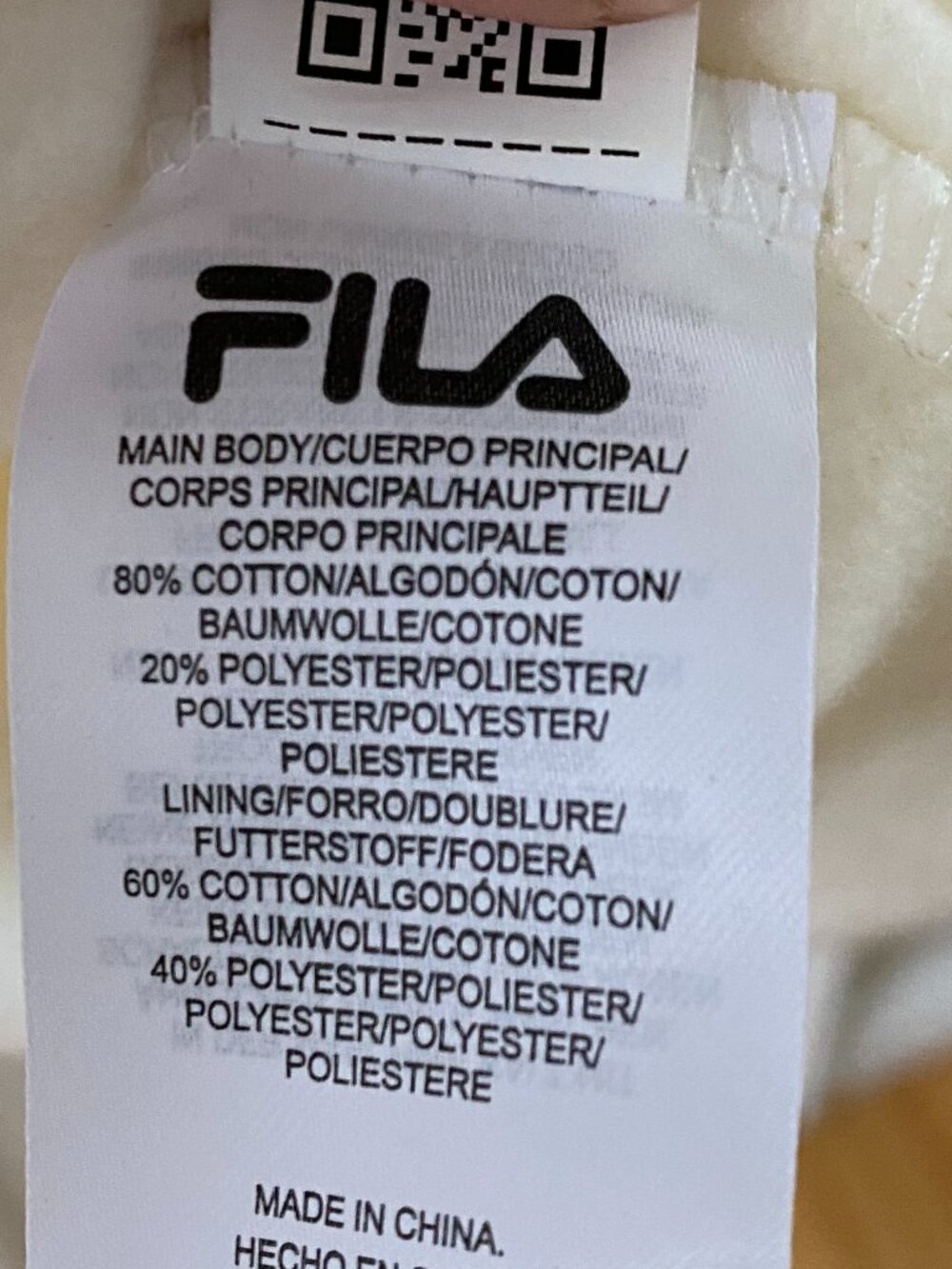 Women's Fila long Hoodie/Dress - Picture 3 of 7